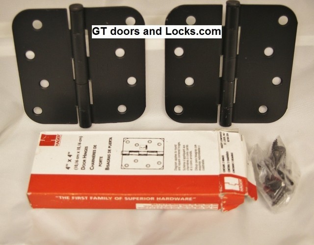 Hager Hinges RC1842 5//8 Radius US15 Satin Nickel 4/" x 4/"