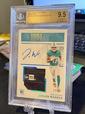 2021 Encased Sapphire RC Cap Patch Auto Jaylen Waddle 13/25 BGS 9.5 🔥🔥
