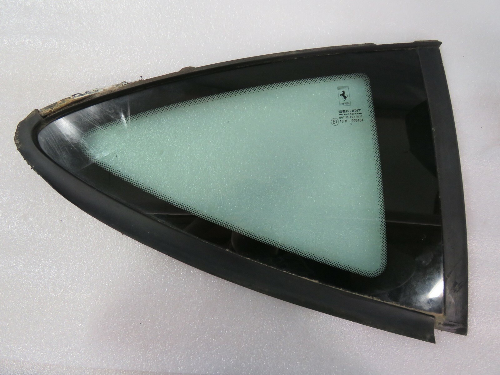 Ferrari 360, RH, Right Quarter Glass Coupe, Dmg, Used, P/N 64018900