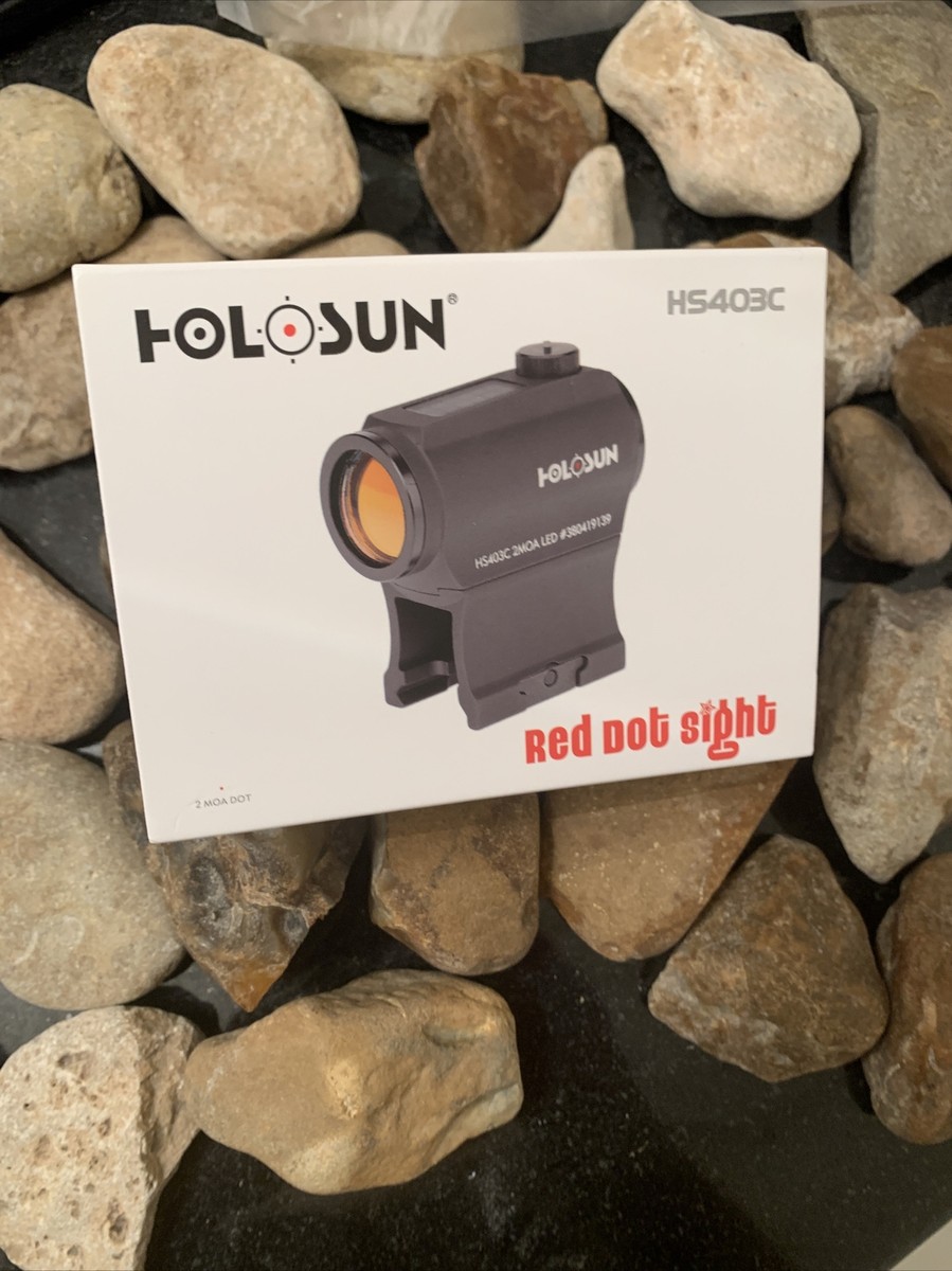 Holosun HS403CSolar Power Micro Red Dot Sight - Black for sale