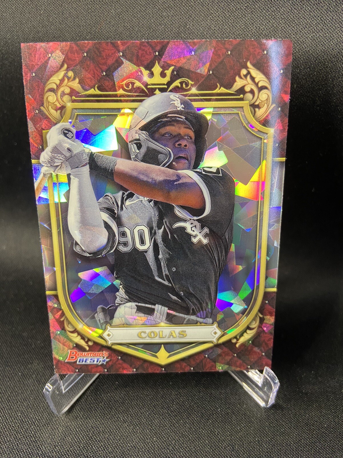 2022 Bowman’s Best OSCAR COLAS Atomic Prospective Royalty- CHI WHITESOX