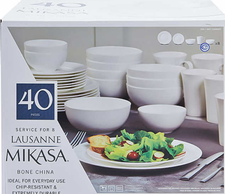Mikasa Lausanne Mikasa 40 Piece Bone China Costco Mikasa