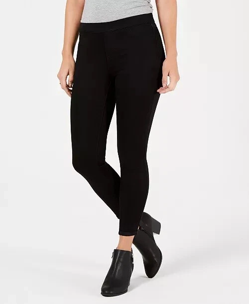 Style & Co. Women's Pull On Mid-Rise Denim Jeggings, Black, Size XS, $49,  NwT