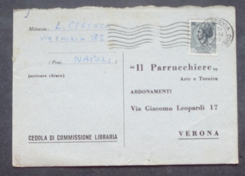 SIRACUSANA L. 5 SU CEDOLA LIBRARIA