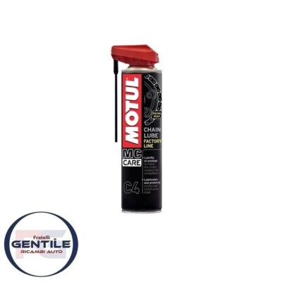 MOTUL C4 CHAIN LUBE GRASSO CATENA SPRAY MOTO RACING ROAD 400 ML FACTORY  LINE 3374650239002