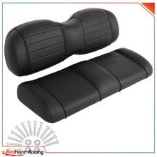Luxurious Golf Cart Cushion Set Black FOR EZGO TxT,ST,ST Sport,Valor models