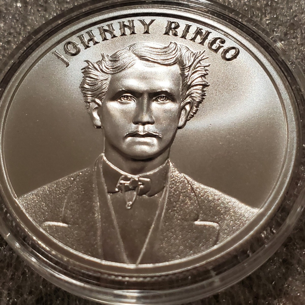 2022 Black Bart .999 Silver Round – 1 Oz Wild West Gunslinger (Colt 45 / OK Corral) Limited Mintage