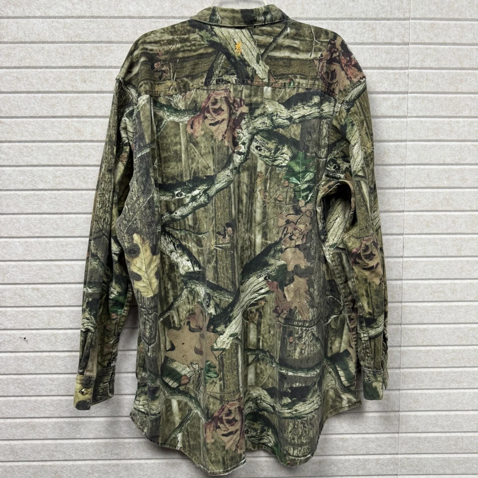 Browning Mossy Oak Break Up Infinity Long Sleeve Button-Up Camouflage Shirt 2XL - Image 2 of 4