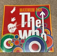 The Who 2008 worldwide music tour programme maximum R&B
