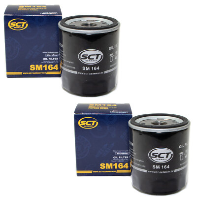 Ölfilter 2 X SCT SM164 für Rover 100 200 800 Austin Land Rover Lotus MG Morgan