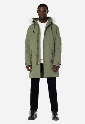 Veste Militaire John Elliott N-3B Taille M - Neuf Avec étiquettes, Vert, Coton - Style Vintage Chaud Et Stylé