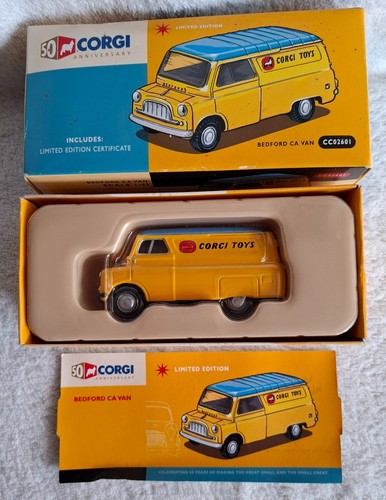 CORGI BEDFORD CA VAN 50TH ANNIVERSARY LTD EDITION 1:43 SCALE DIECAST MODEL  - Picture 9 of 10