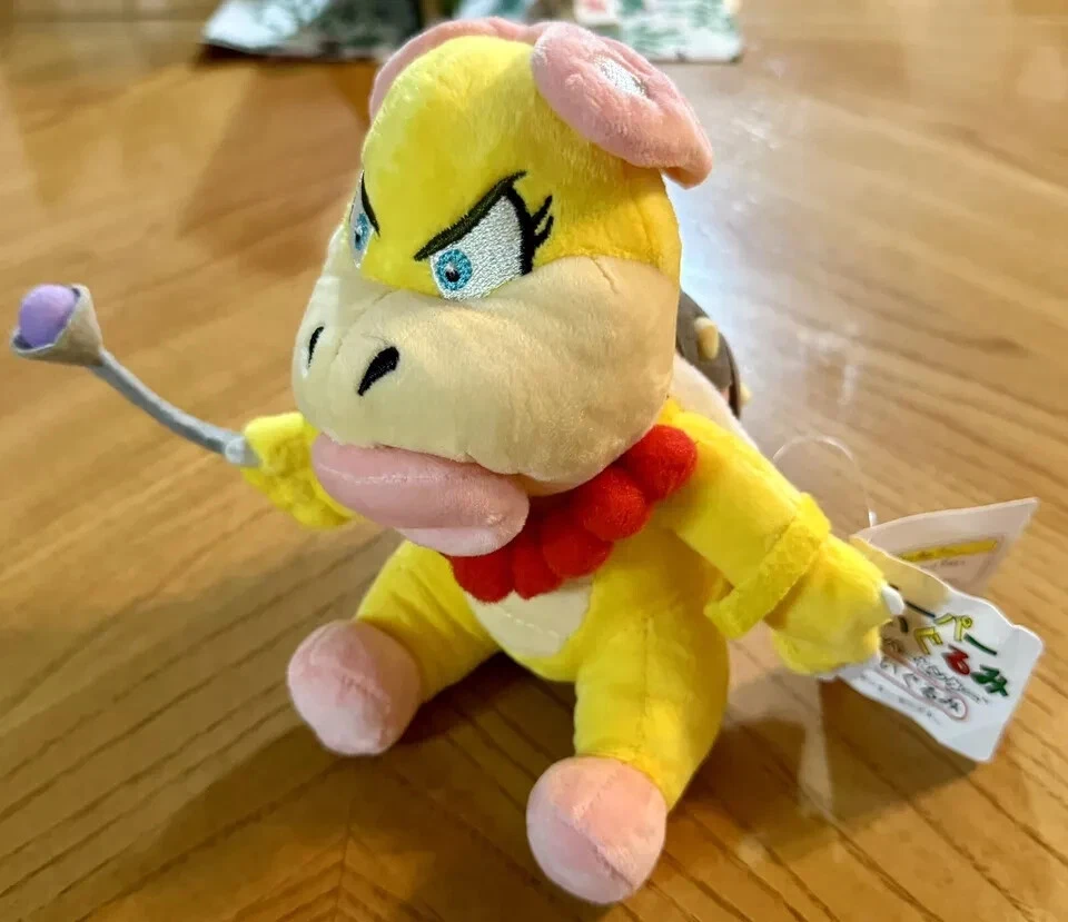 NUEVO Super Mario Bros. Wendy Koopa 7" Peluche Japón Importación Nuevo con Etiquetas S8 Foto 2 de 4
