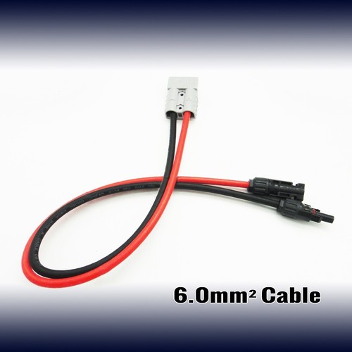 60CM for MC4 CONNECTOR TO 50A ANDERSON PLUG SOLAR 6MM² CABLE ADAPTOR WIRING LEAD - Picture 10 of 24