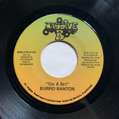 Burro Banton - Tek A Set (7'') (Very Good Plus (VG+)) - 3299507508