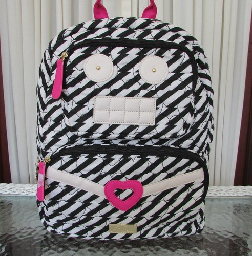 Luv Betsey Johnson Quilted Robot Large 