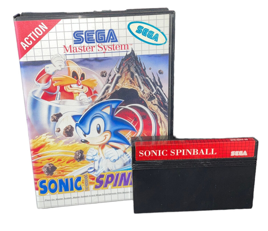 Sega Master System - Sonic Spinball the Hedgehog Spinball PAL OVP Rarität ✅