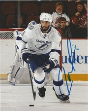 Tampa Bay Lightning Jason Garrison Signed Autographed 8x10 NHL Photo COA B