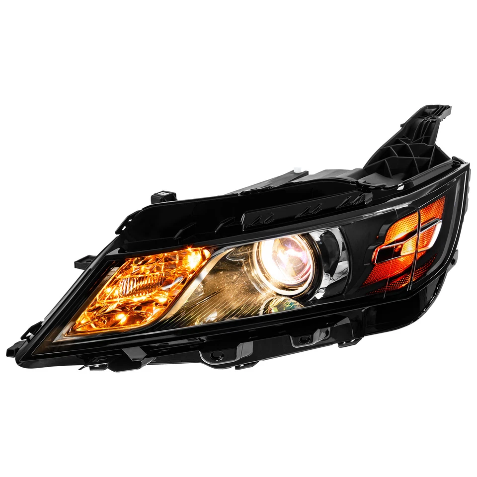 Pair Black Projector Headlights Assembly For 2014-2020 Chevy Impala Sedan 4-Door Foto 2 de 4