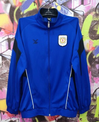 Crewe Alexandra FC The Alex Football Soccer Longsleeve Jacket Top FBT Mens L 