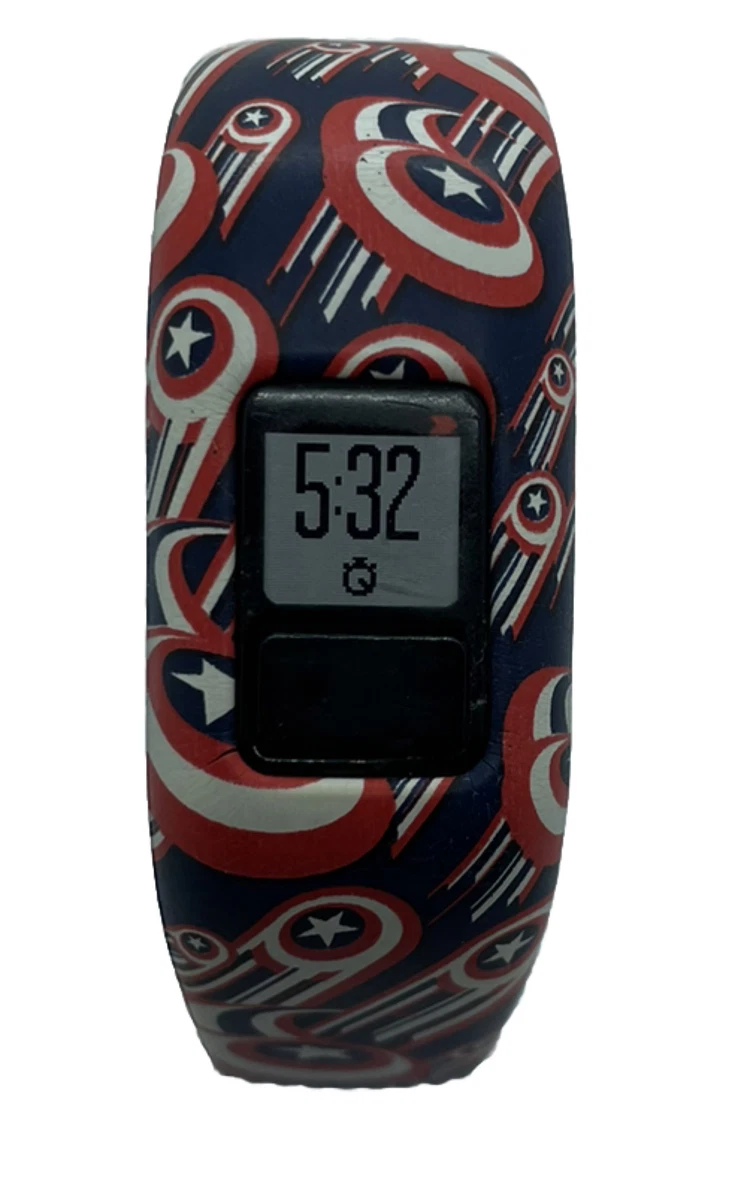 Garmin Vivofit 3 Activity Tracker Captain America Band Small New Battery