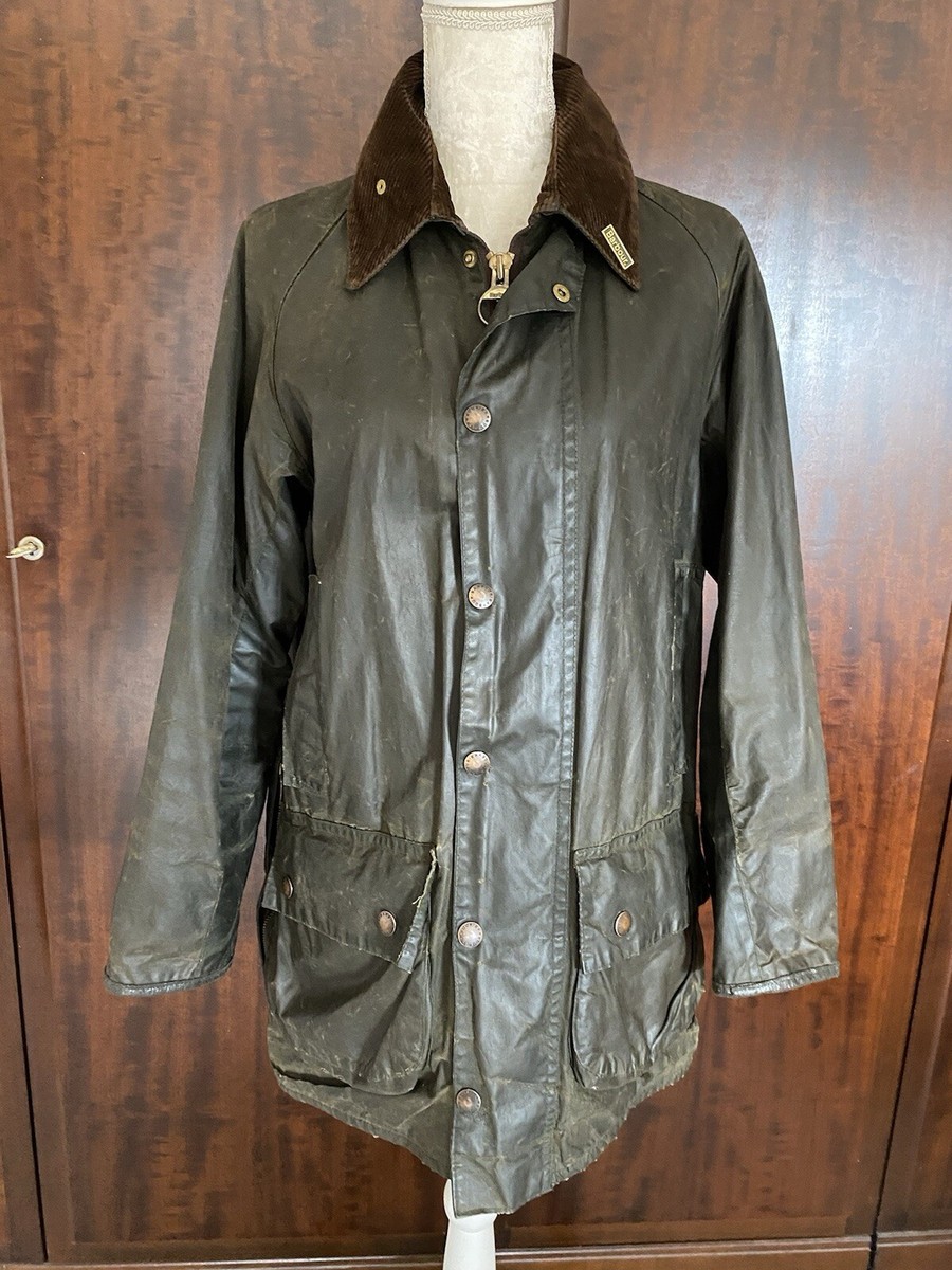 VINTAGE BARBOUR CLASSIC BEAUFORT WAX JACKET C36 Olive 1980s | eBay 