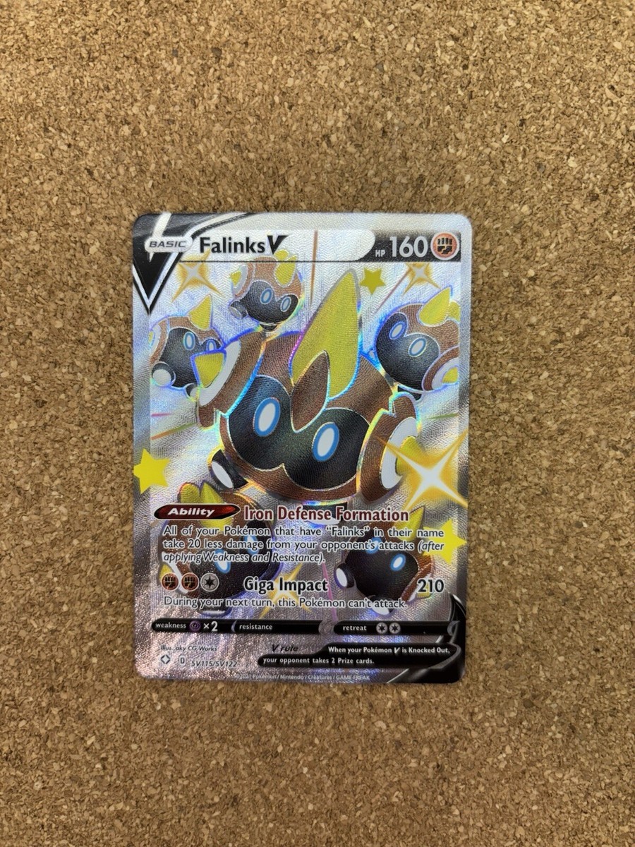 falinks v pokemon card value Falinks V - 185/192 Full Art Ultra Rare main image 1