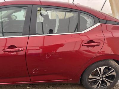 Used Rear Left Door Assembly Rear Side fits: 2021 Nissan Sentra electric Rear Le