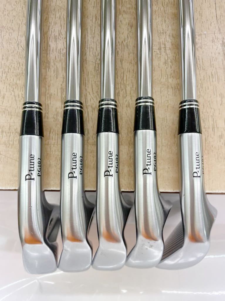P-tune PG102 FORGED（#5~P）Dynamic Gold95 Golf Iron Set Pigeon Golf P-tune PG102 Dynamic Gold 120 S200