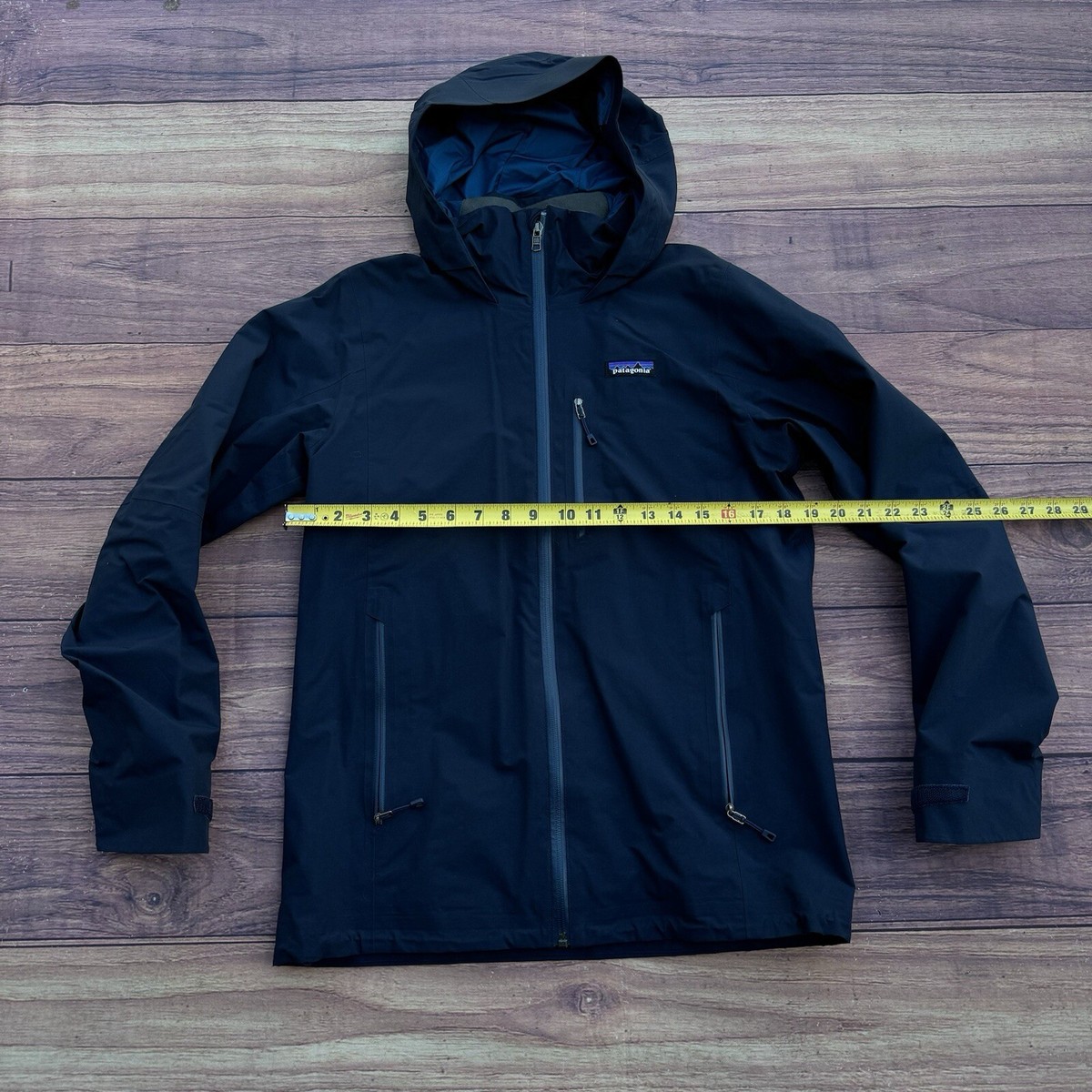 Mens Patagonia Windsweep Hooded Waterproof Full Zip Jacket