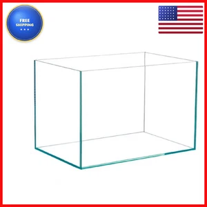 Begondis 9.5 Gal Rimless Iron Glass Aquarium Tank 17.7 L 11 W 11.8 H/ 45Cm X