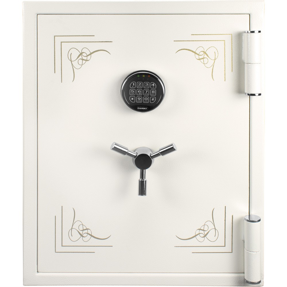 2.75 CUBIC FT KEYPAD FIREPROOF JEWELRY SAFE, WHITE with Digital Keypad ...