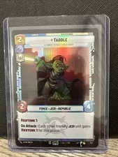Star Wars Unlimited TCG Yaddle LOF EN 547 Legends Of The Force Rare Foil 