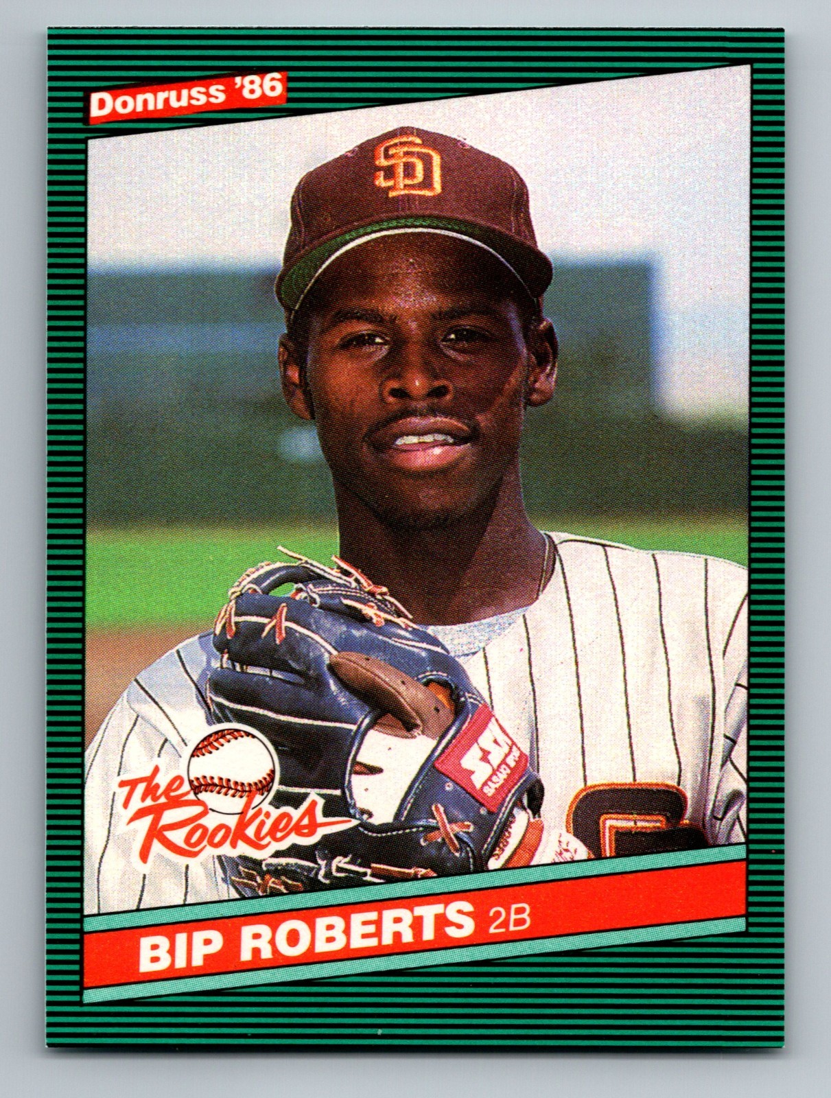 1986 DONRUSS THE ROOKIES - BIP ROBERTS #33 RC SAN DIEGO PADRES