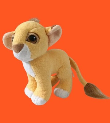 Vintage Disney König der Löwen Simba Plüschtier Mattel 1993 Stofftier Kuscheltier 90er 8 Zoll
