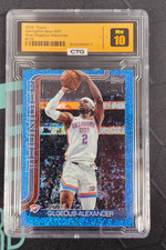 2025 Topps Flagship Sandglitter Blue SSP Shai Gilgeous-Alexander #115 OKC