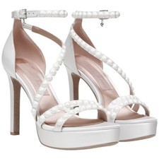 Pnina Tornai for Naturalizer - Love 3 wedding-ready pearlized strap Satin Sz 11