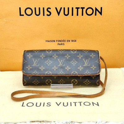 LOUIS VUITTON Monogram Pochette Twin GM Shoulder Bag Crossbody Bag M51852 From
