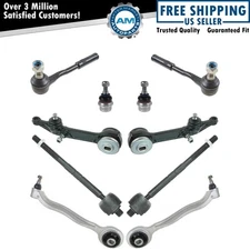 10 Piece Steering & Suspension Kit Control Arms Inner Outer Tie Rods Ball Joints
