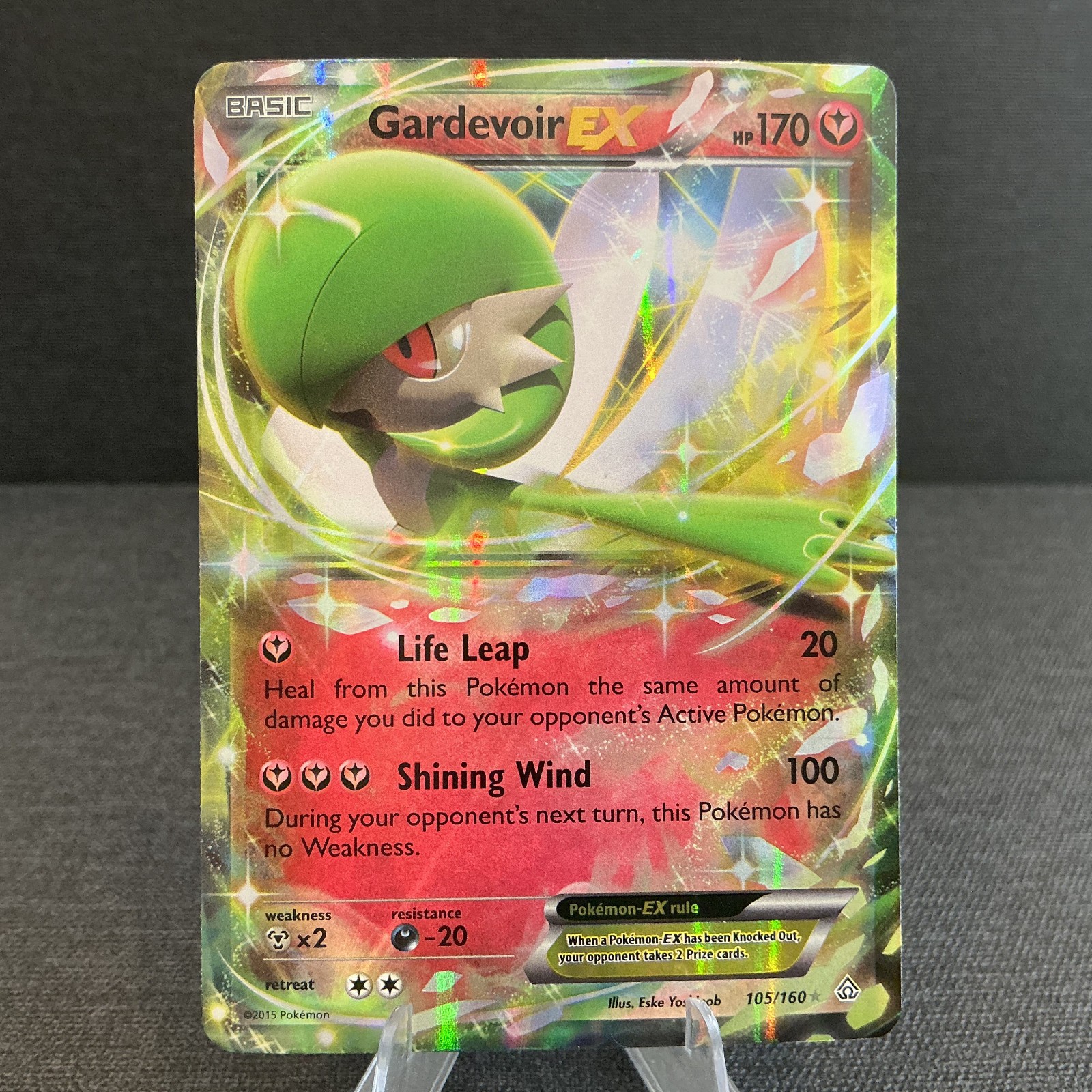 Gardevoir EX 105/160 Primal Clash Ultra Rare Holo 2015 Pokemon TCG Card