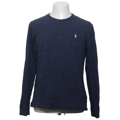 Polo Ralph Lauren, Langarmshirt, Größe: M, Custom Slim Fit, Blau, Baumwolle #uaB