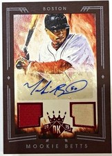 Panini 2015 Diamond Kings Mookie Betts Red Sox #106 Red Framed Auto Relic /15