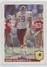 1992 Fleer Mark Schlereth #430 0g45