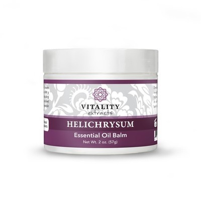 Vitality Extracts Helichrysum Balm - 2oz, Helichrysum Gymnocephalum, Beeswax,...