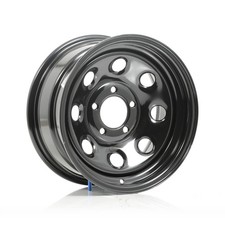 Cragar Soft 8 Black Steel Wheels 15x7 5x4.75 Bc Set Of 5 Cragar Soft 8 Black Steel Wheels 15x7 5x4.75 Bc Set Of 5