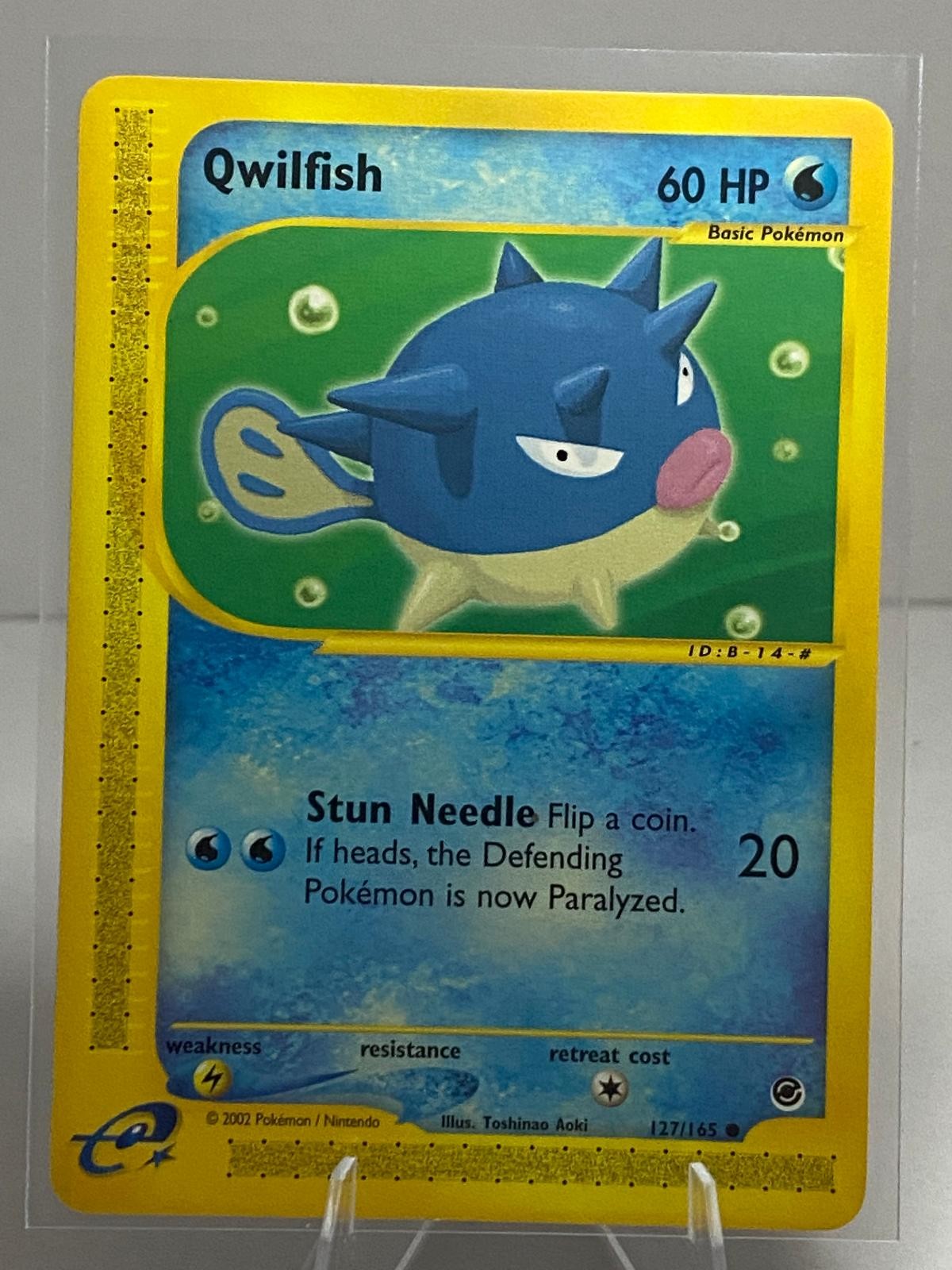 Qwilfish 127/165 Common Expedition Base Set Near Mint