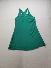 LOFT Women Shift Dress XS Emerald Green Racerback Sleeveless Scoop Neck Summer