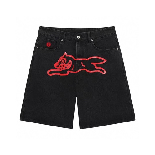 BBC Denim Shorts IceCream Run Dog Classic Jeans Unsex Teens Casual Denim Shorts