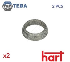 701 844 AUSPUFFROHRDICHTUNG AUSPUFF DICHTUNG CENTRE VORNE HINTEN HART 2PCS NEU