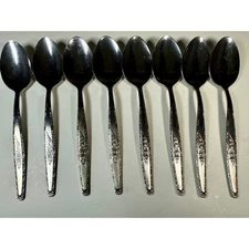 8 Stylecraft SYF2 Soup Spoons Floral Japan